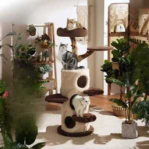 캣휠 캣타워 고양이 대형 고급 놀이터 개방 거실