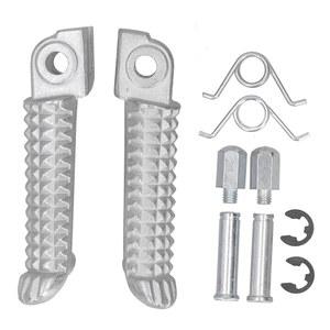 YZF R6 2003 u2011 오토바이 풋레스트 풋 스텝 페그 및 액세서리 포함 야마하 R1 2002 u20112012용 프론트 페달