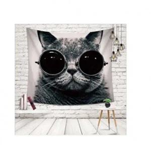 [셀러허브 패션][JHQSZOGQ_51AP]고양이 패브릭포스터 가림막커튼 바란스 D