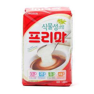 동서식품 프리마식물성크림 1kg 커피프림