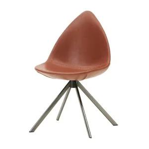 [하이파가구]하프블랙 철제회전의자 색상5