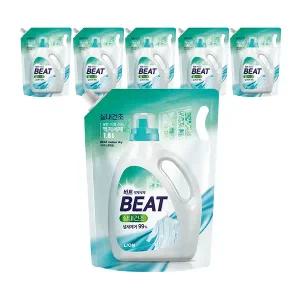 비트 실내건조 액체세제 시트러스 블라썸 드럼겸용 리필 1.8L, 6개