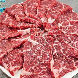 [식탁이야기]미국산 초이스등급 호주산 소고기 1kg 한판 살치살 소 갈비살 부채살 우삼겹