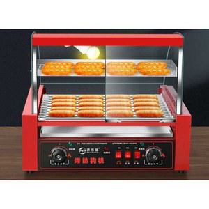 소시지 그릴 핫도그 구이 78KW 7롤러모델 소세지 조리기 상업용 편의점 5관 전기