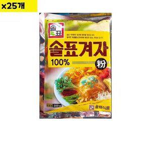 [JHOMP594_52ED]식자재 분식집 솔표 겨자분말 200g x25개