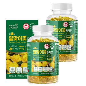 네이처그랜드 달맞이꽃종자유 180캡슐 X 2개 감마리놀렌산 GLA PMS
