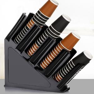 커피숍 카페 종이컵 홀더 디스펜서 수거함 컵 보관함