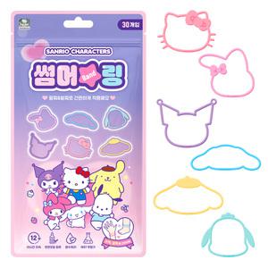 산리오캐릭터즈 썸머링 30개입 유아 썸머 팔찌 키즈 밴드 물놀이 방수 어린이