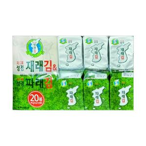성경김 재래 식탁김 4g*10개 + 파래김 4g*10개
