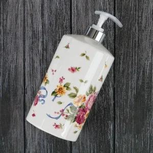 세제통 디스펜서 주방 용기 싱크대 욕실 로즈