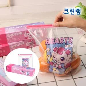 크린랩 캐치티니핑 비닐지퍼백 슬라이드 미니 스탠딩지퍼백