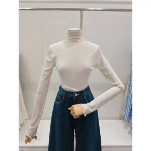 갤러리아 [이프네]시스루 롤링 폴라  긴팔 티셔츠(DP8WTS03)