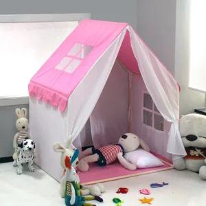 키즈돔 빅 하우스(핑크) 플레이 어린이 놀이 인디언 텐트