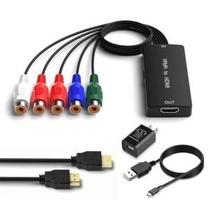 딩선 컴포넌트에서 HDMI 변환기, YPbPr/RGB+R/L에서 HDMI 변환기 어댑터, DVD, VSH, 플레이어, Wii, PS2/ , 360, 게임큐브 등 720P/1080P 지원 (여성)