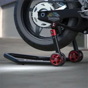 오토바이 휠 초크 앞바퀴 주차랙 카센터 수리 고정대 정비