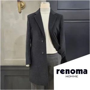 [갤러리아] 레노마 25FW 신상 캐시미어 체스터 차콜 코트 RRDIBH92A