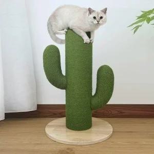 대형 선인장 기둥형 스탠드형 놀이터 캣타워 고양이캣타워