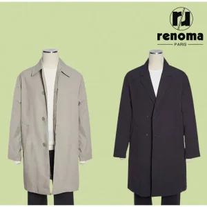 [백화점 정품] FW25 레노마 SS 간절기입기좋은 2종택일 베이지,블랙 트렌치코트 RQIMBH056ADG