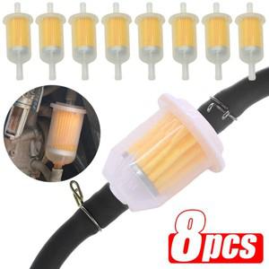 자동차 가솔린 오일 필터 파이프, 범용 인라인 가스 연료 소형 엔진 잔디 예초기 오토바이 액세서리, 6mm-8