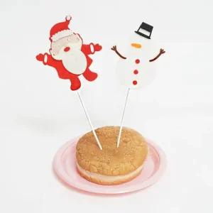 고품질 크리스마스 데코픽 산타와 눈사람 선물 꾸미기 어린이집 (WCF2798)