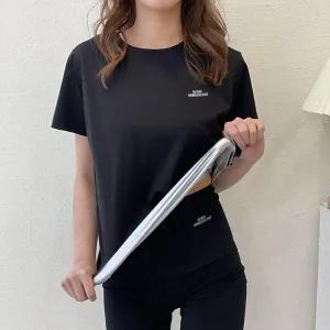 캐주얼 여성 운동성능 좋은 땀복 반팔티숙 ISWS11 중 맨투맨 마라톤