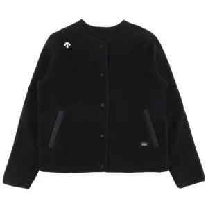 데상트 여성 마이크로 플리스 자켓 SP322UKT99BLK