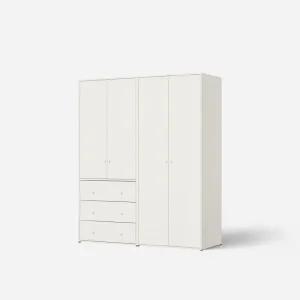 한샘 샘키즈 보나 일반 키큰옷장세트 1600 서랍형+행거형