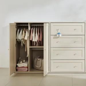 한샘 샘키즈 보나 일반/프레임 옷장세트 1600