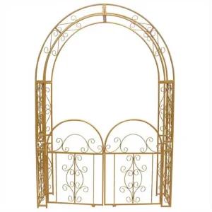 정원 아치 장미넝쿨 철제 화단 옥상 울타리 펜스