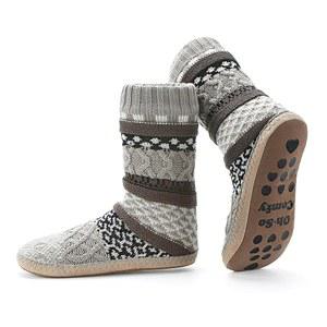 cosyone1997 여성 슬 양말, 따뜻한 퍼지 하우스 부츠, 겨울 푹신한 실내화, 아늑한 크리스마스 선물 독특함