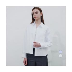 여성용 옥스포드 오버핏 면 셔츠