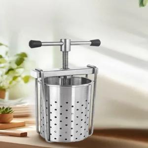 수동 프레스 착즙기 호박즙 짜는 도구 추출기 가정용 스테인리스 즙짜개 과즙기 압착기 소형