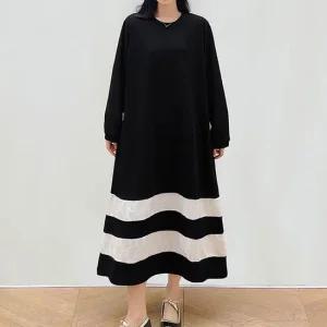 플라워 패턴 롱 원피스 오버핏 체형커버 캐주얼