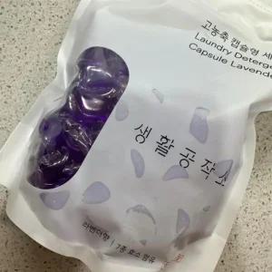 [웰빙창고] 생활공작소 캡슐형 세탁세제 라벤더향 100입 2개