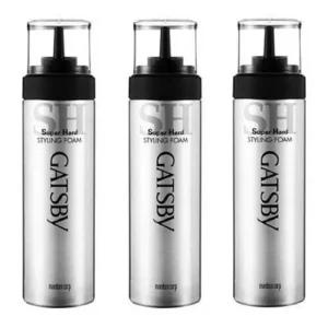 갸스비 슈퍼하드 스타일링 헤어폼 헤어무스 스타일링폼무스 볼륨 컬무스 185g x 3개