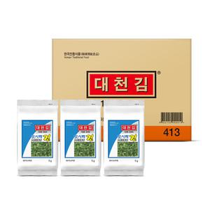 [본사직영몰] 대천김 도시락김 5g x 30봉/조미김/구운김