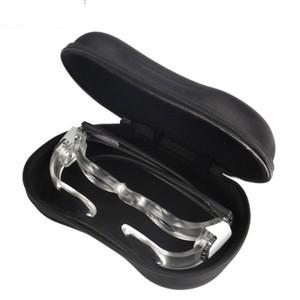 최대 텔레비전 안경 확대경 렌즈, 디옵터 + 3 쌍안 원시 접이식 TV 루페, 2.1X