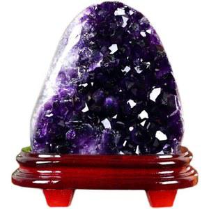 자수정 장 원석 자연석 와이어 힐링 러프 y41 매력 받침대 트리플 천연자수정