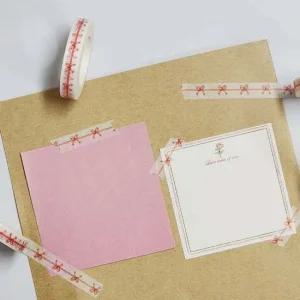 띠 컬러 마스킹 테이프 리본 꾸미기 다이어리 데코 용 데코