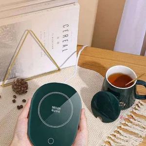 컵워머 머그 커피 인덕션 히팅컵 보온 55도유지 컵받침대 우유ghi843