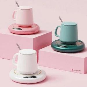 컵워머 인덕션 히팅컵 USB 머그 온열스토브 발열컵받침 가벼운 원터치식klm915