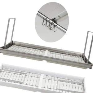 [콩심팥심]상부 설치형 주방 선반 수납대 물 설거지 용품 정리대