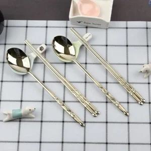 DMK 스테인리스 청죽 티타늄 수저 2P (W163BBD)