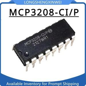 MCU1PCS MCP3208-CI/P 인라인 DIP-16 새로운 마이크로 컨트롤러 MCU 칩 ic 원본
