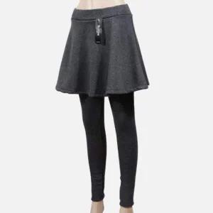 [콩심팥심]여성 겨울레깅스 융기모 플레어 치마 레깅스 여성덧신 여자덧신