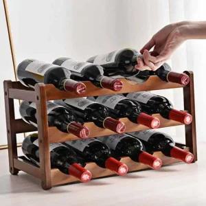 원목와인랙 와인홀더 와인보관함 와인장 와인랙우드 와인거치대