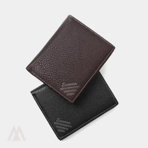 901M 남성 소가죽 중지갑 슬림카드지갑