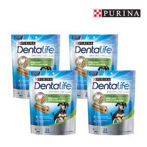 퓨리나 덴탈라이프 미니 독 트릿 193G 4팩/개껌/치석제거