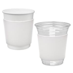 10온스 13온스 일회용 종이컵 페트컵 무지 화이트 에어홀더 1박스 500개