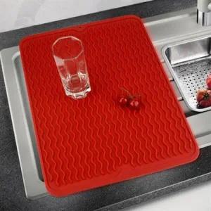 /부자오빠 실리콘 드라잉매트 물빠짐드라잉매트 컵건조대